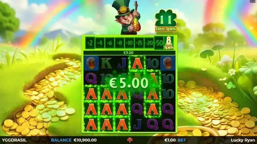 Lucky Ryan Gigablox slot screenshot 