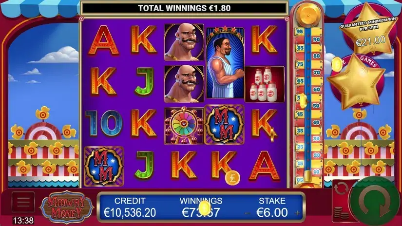 Midway Money slot screenshot 6
