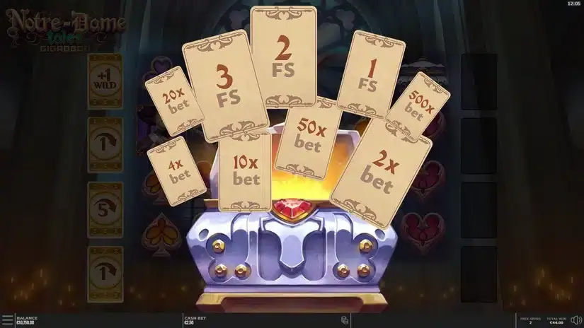 Notre-Dame Tales GigaBlox slot screenshot 