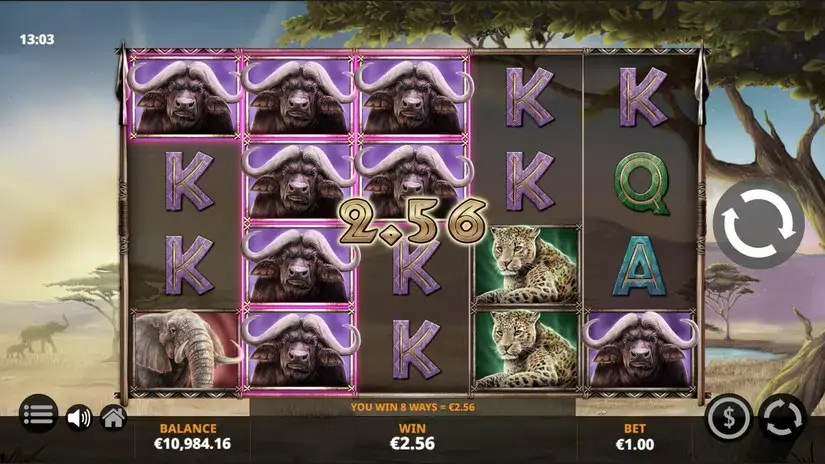 Savanna Roar slot screenshot 4
