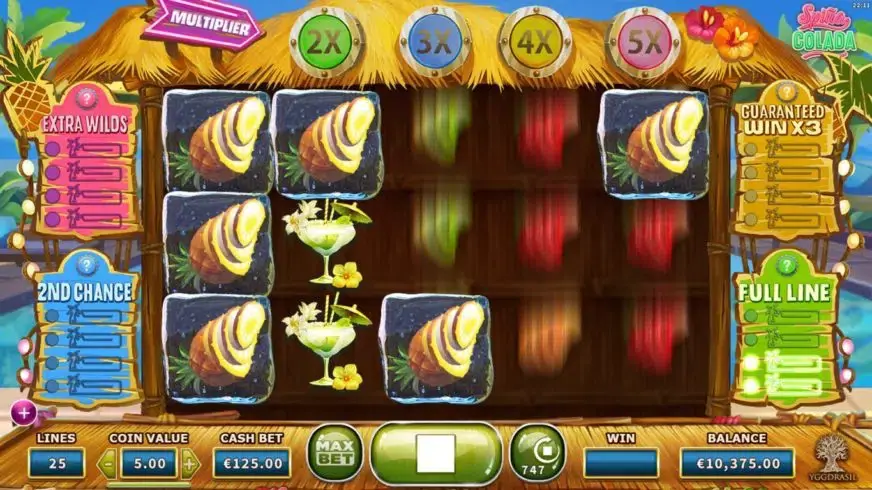 Spina Colada slot screenshot 3