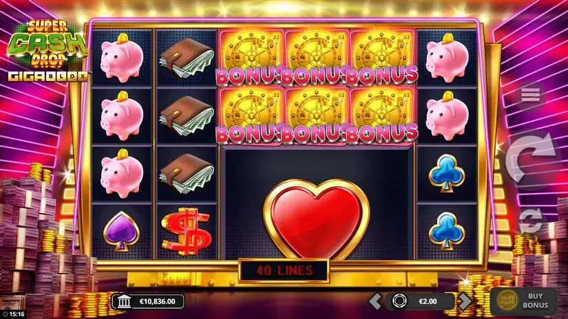Super Cash Drop Gigablox slot screenshot 4