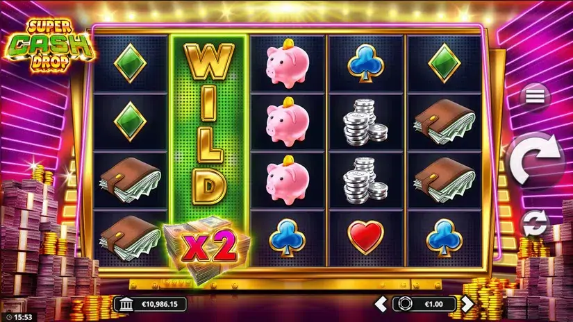 Super Cash Drop slot screenshot 3