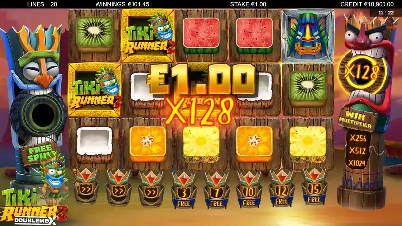 Tiki Runner 2 DoubleMax slot screenshot 5
