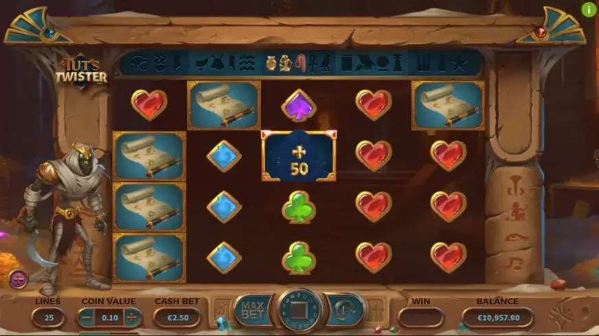 Tut’s Twister slot screenshot 1