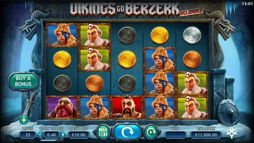 Vikings Go Berzerk Reloaded slot screenshot 