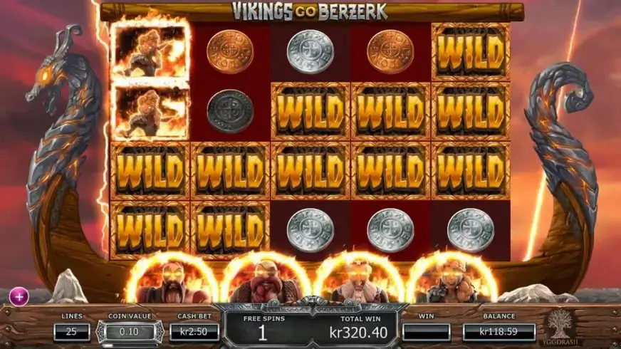 Vikings Go Berzerk slot screenshot 