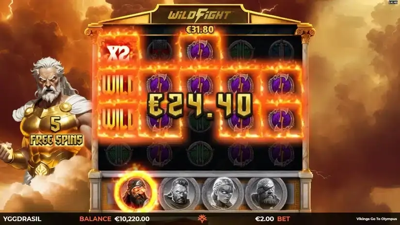 Vikings Go To Olympus slot screenshot 4