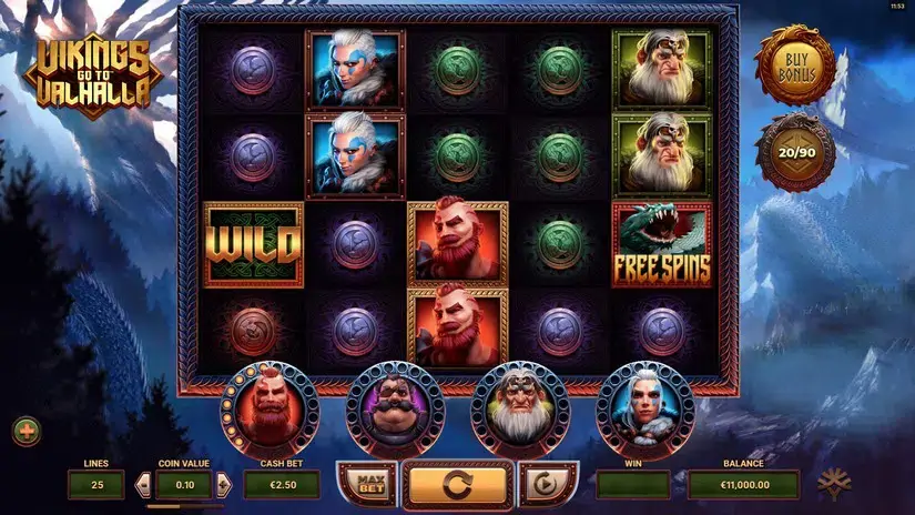 Vikings Go To Valhalla slot screenshot 1