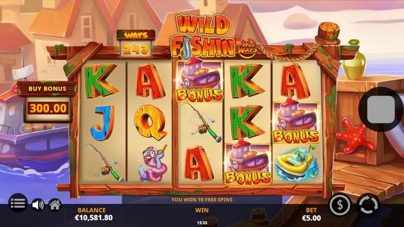 Wild Fishin Wild Ways slot screenshot 2