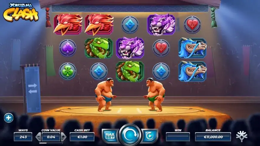 Yokozuna Clash slot screenshot 1