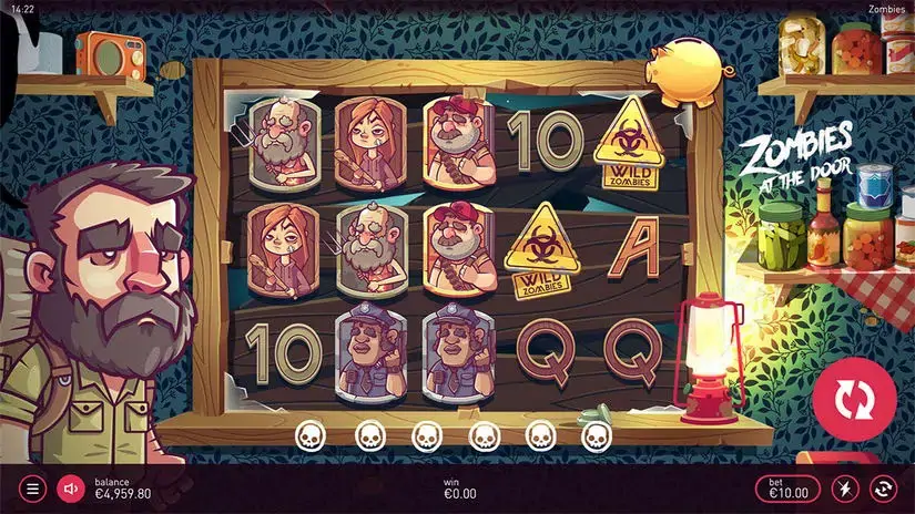 Zombies At The Door slot screenshot 1