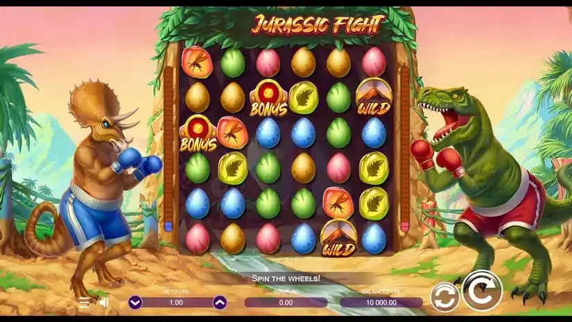 Jurassic Fight slot screenshot 