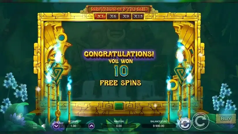 Mistress Of Pyramid slot screenshot 3