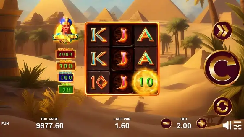 Pharaon’s Sun slot screenshot 2
