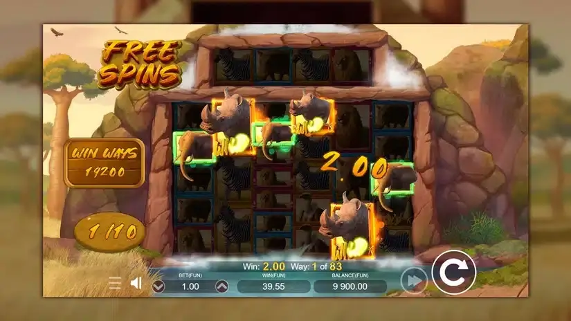 Savannah Spirits slot screenshot 4