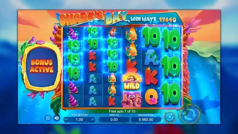 Shark’s Bay slot screenshot 3