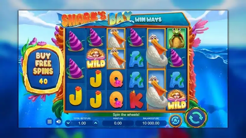 Shark’s Bay slot screenshot 